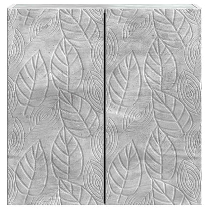 vidaXL Wall-Mounted Cabinet Concrete Grey 59 x 31 x 60 cm