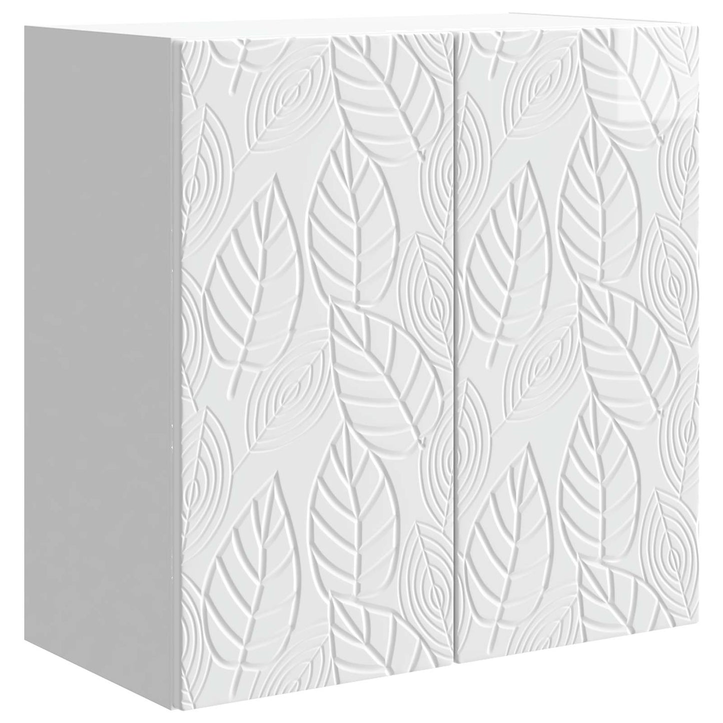 vidaXL Wall-Mounted Cabinet High Gloss White 59 x 31 x 60 cm