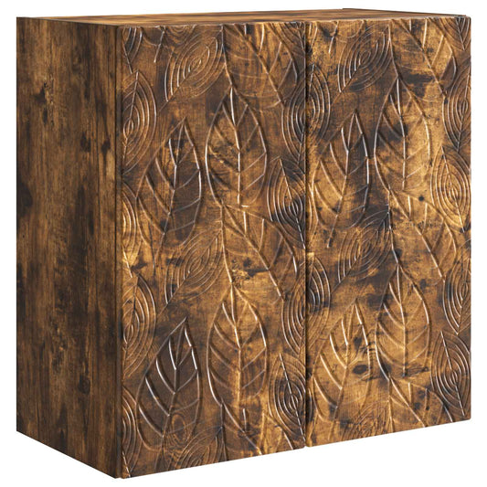 vidaXL Wall-Mounted Cabinet 59 x 31 x 60 cm Engineered Wood Smoked Oak