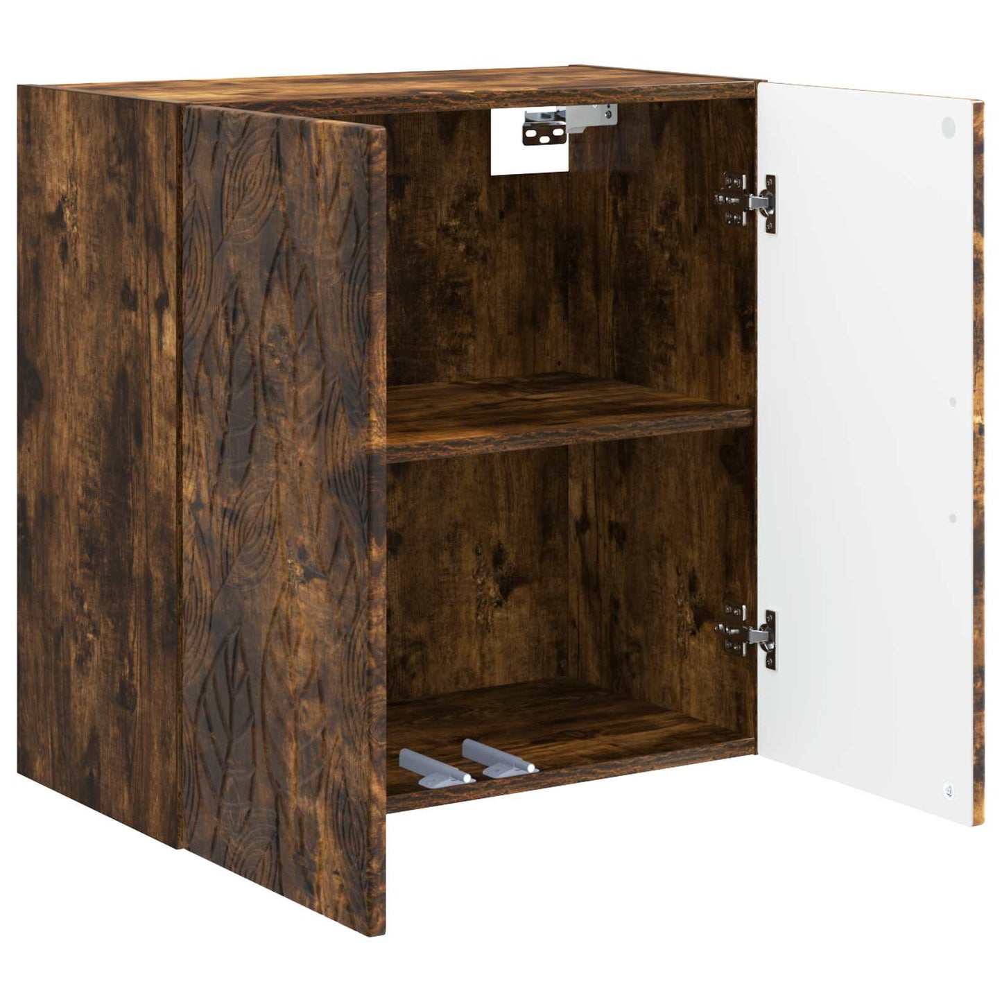 vidaXL Wall-Mounted Cabinet 59 x 31 x 60 cm Engineered Wood Smoked Oak