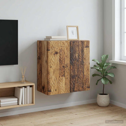 vidaXL Wall-Mounted Cabinet Old Wood 59 x 31 x 60 cm Engineered Wood