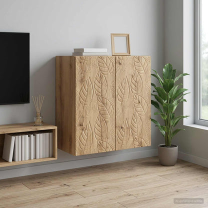 vidaXL Wall-Mounted Cabinet Artisan Oak 59 x 31 x 60 cm