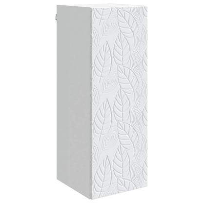 vidaXL Wall-Mounted Cabinet White 33 x 34.5 x 90 cm Engineered Wood