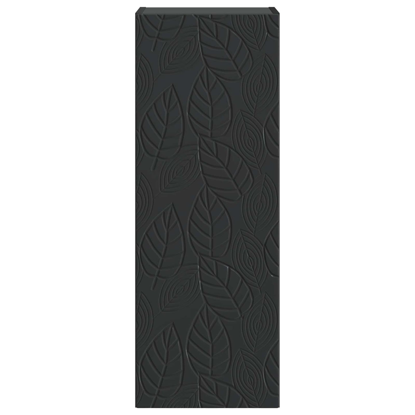 vidaXL Wall-Mounted Cabinet Black 33 x 34.5 x 90 cm Engineered Wood