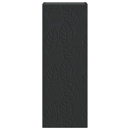 vidaXL Wall-Mounted Cabinet Black 33 x 34.5 x 90 cm Engineered Wood