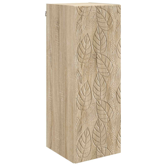 vidaXL Wall-Mounted Cabinet Sonoma Oak 33 x 34.5 x 90 cm