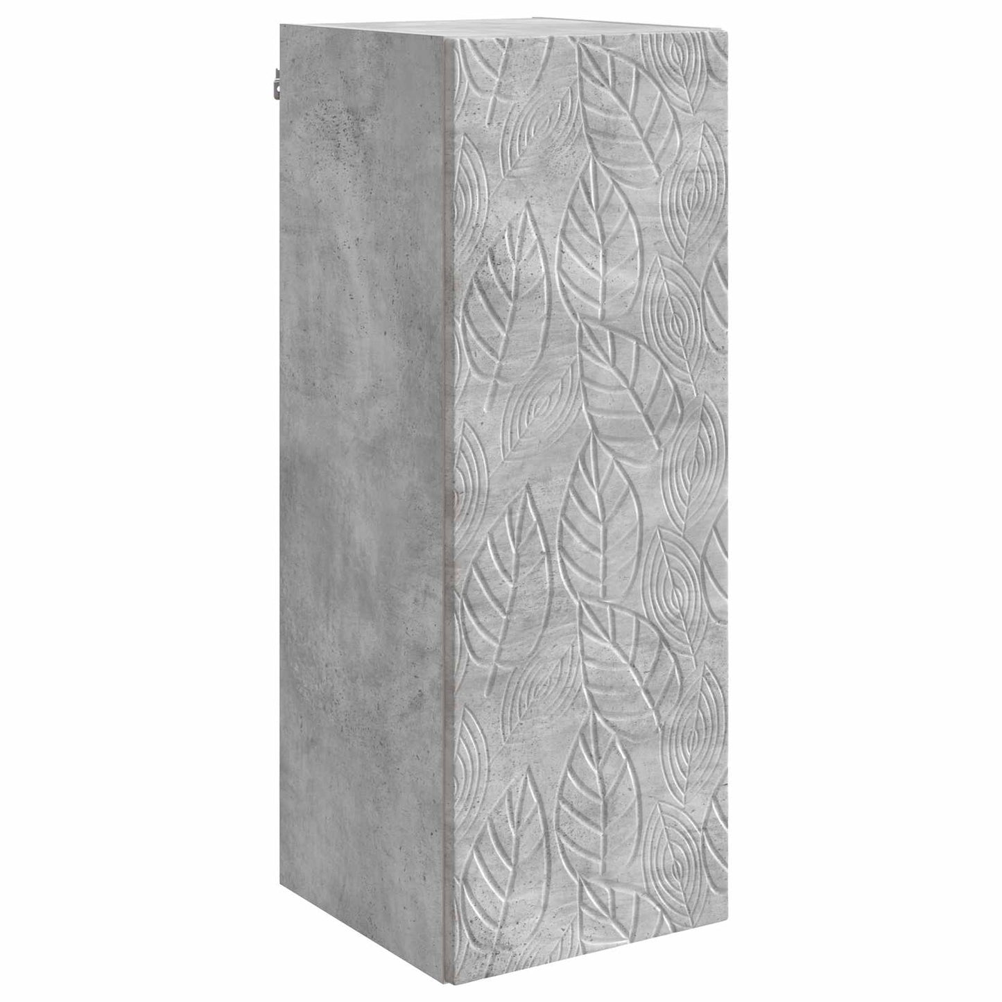 vidaXL Wall-Mounted Cabinet Concrete Grey 33 x 34.5 x 90 cm