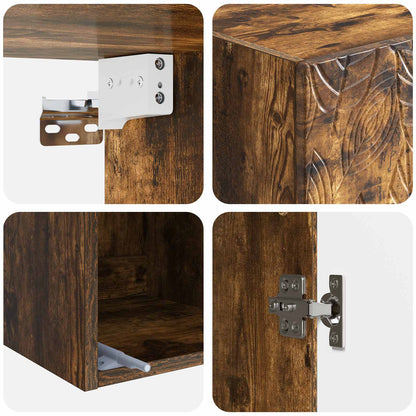 vidaXL Wall-Mounted Cabinet 33 x 34.5 x 90 cm Engineered Wood