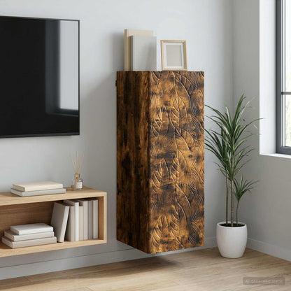 vidaXL Wall-Mounted Cabinet 33 x 34.5 x 90 cm Engineered Wood
