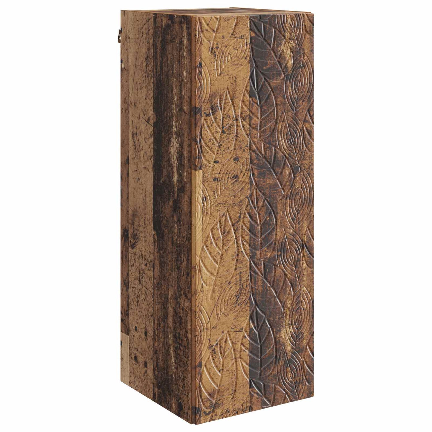 vidaXL Wall-Mounted Cabinet Old Wood 33 x 34.5 x 90 cm Engineered Wood