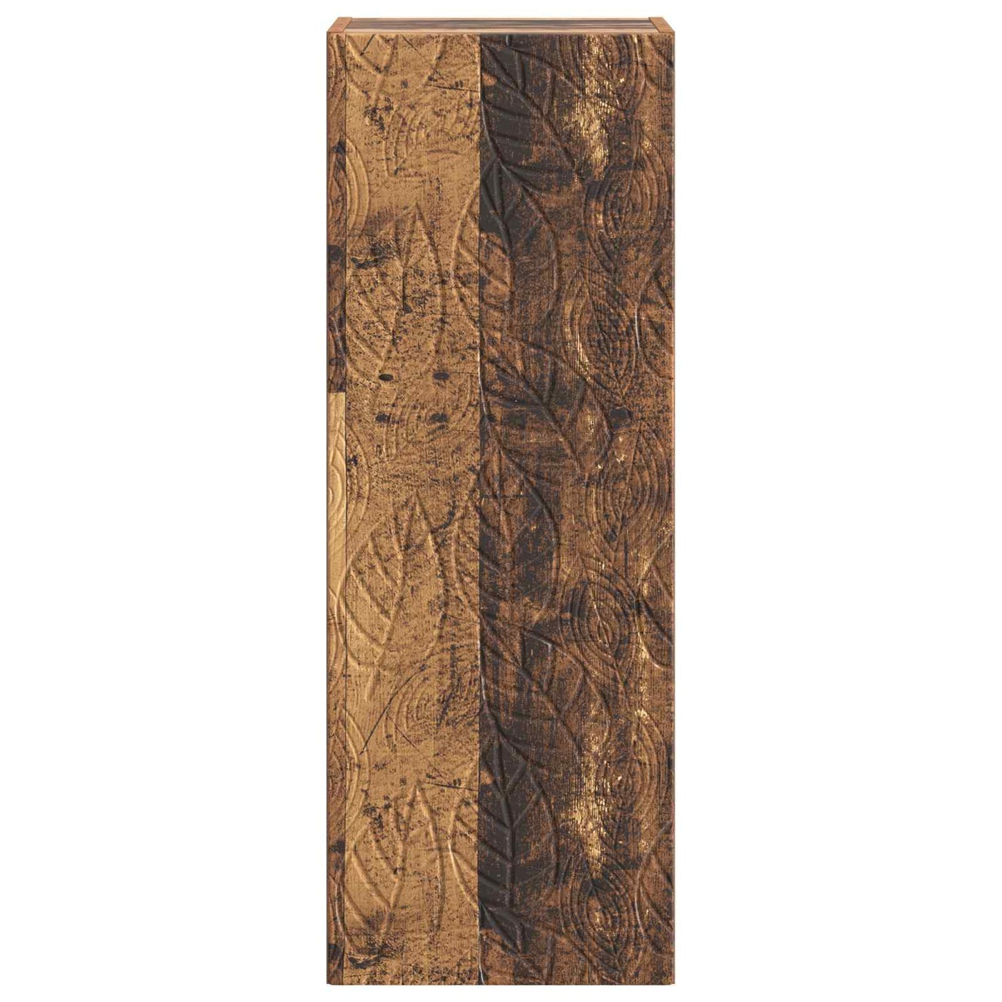 vidaXL Wall-Mounted Cabinet Old Wood 33 x 34.5 x 90 cm Engineered Wood