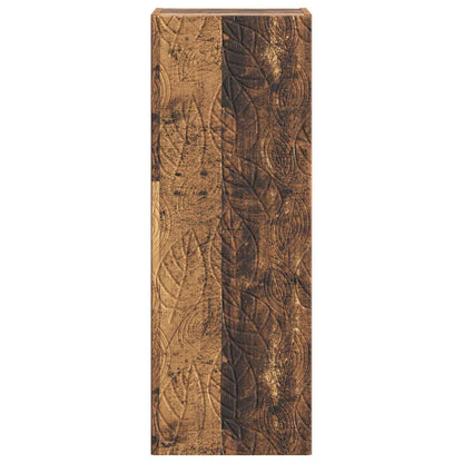 vidaXL Wall-Mounted Cabinet Old Wood 33 x 34.5 x 90 cm Engineered Wood