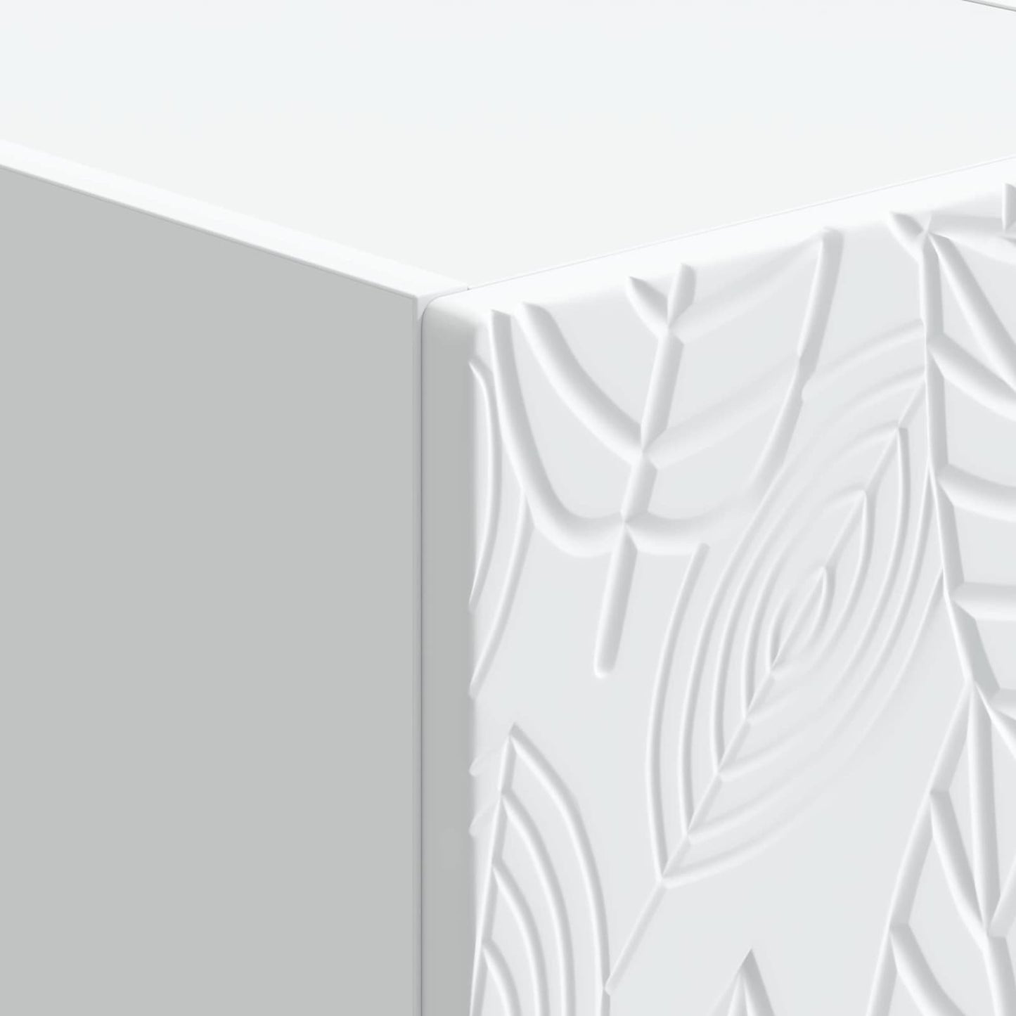 vidaXL Wall-Mounted Side Table 2 pcs White 34.5 x 33 x 20 cm