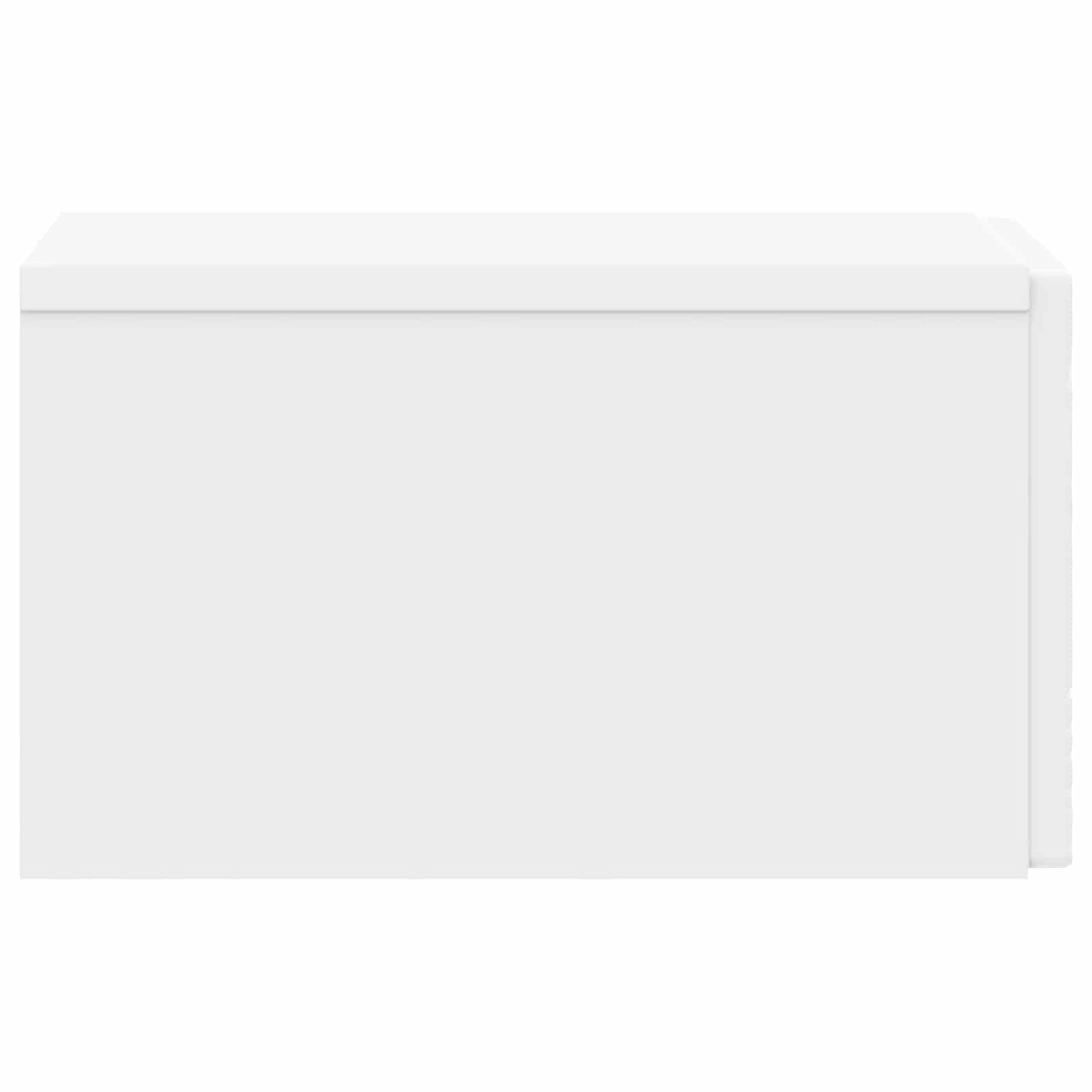 vidaXL Wall-Mounted Side Table 2 pcs White 34.5 x 33 x 20 cm
