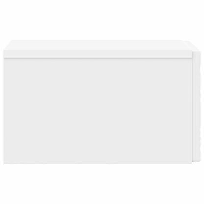 vidaXL Wall-Mounted Side Table 2 pcs White 34.5 x 33 x 20 cm
