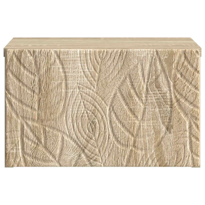 vidaXL Wall-Mounted Side Table 2 pcs Sonoma Oak 34.5 x 33 x 20 cm