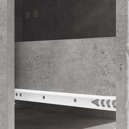 vidaXL Wall-Mounted Side Table 2 pcs Concrete Grey 34.5 x 33 x 20 cm