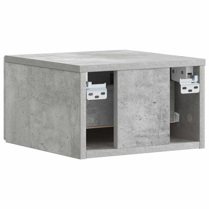 vidaXL Wall-Mounted Side Table 2 pcs Concrete Grey 34.5 x 33 x 20 cm