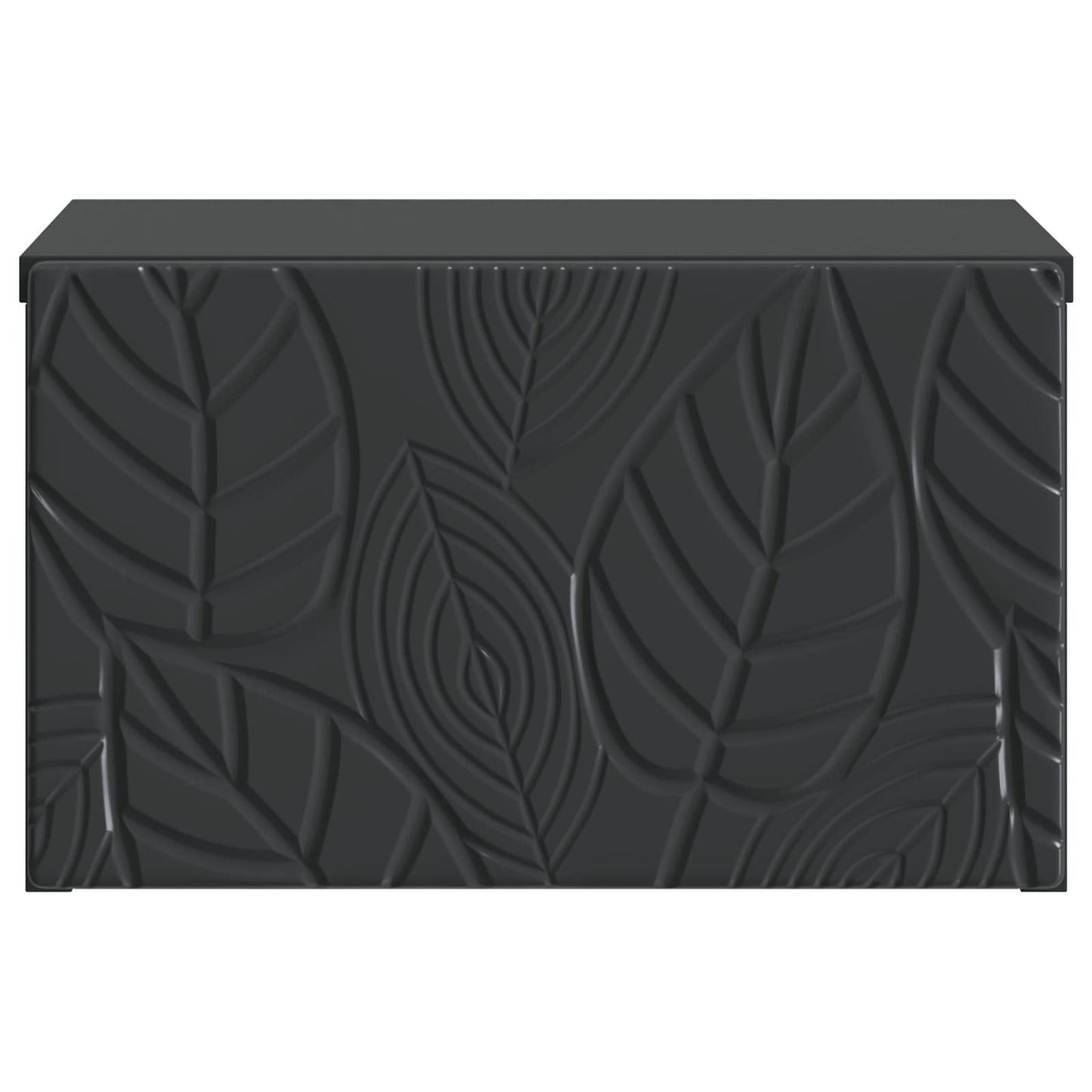 vidaXL Wall-Mounted Bedside Cabinet 2 pcs Black 49 x 34.5 x 20 cm