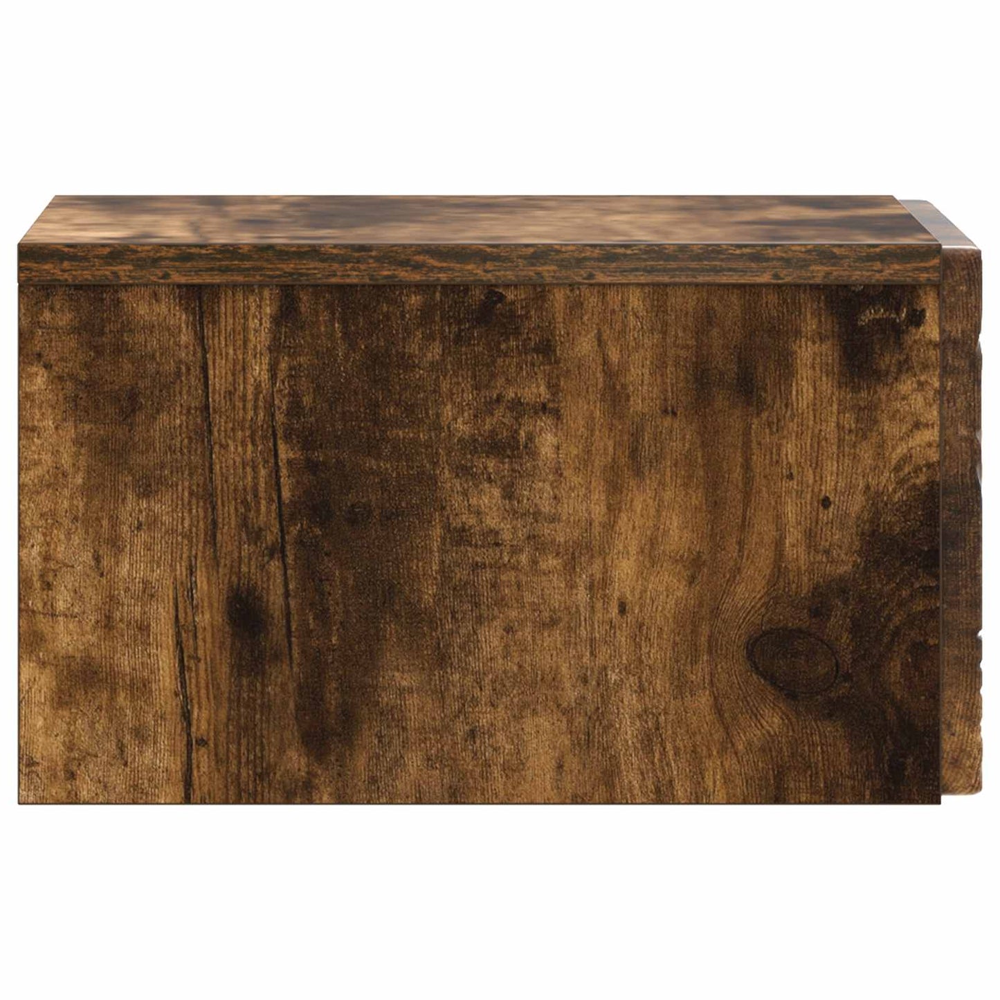vidaXL Wall-Mounted Bedside Cabinet 2 pcs Smoked Oak 49 x 34.5 x 20 cm