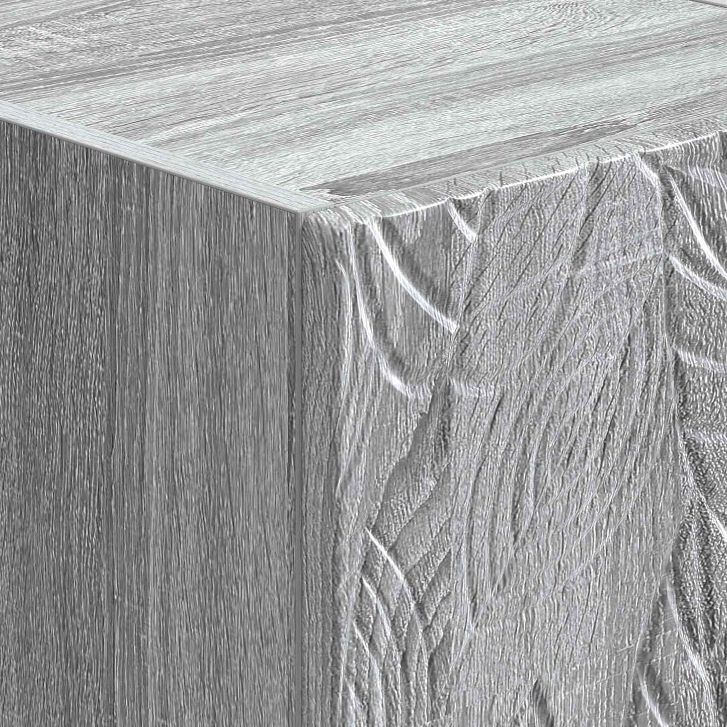 vidaXL Wall-Mounted Bedside Cabinet Grey Sonoma 49 x 34.5 x 20 cm
