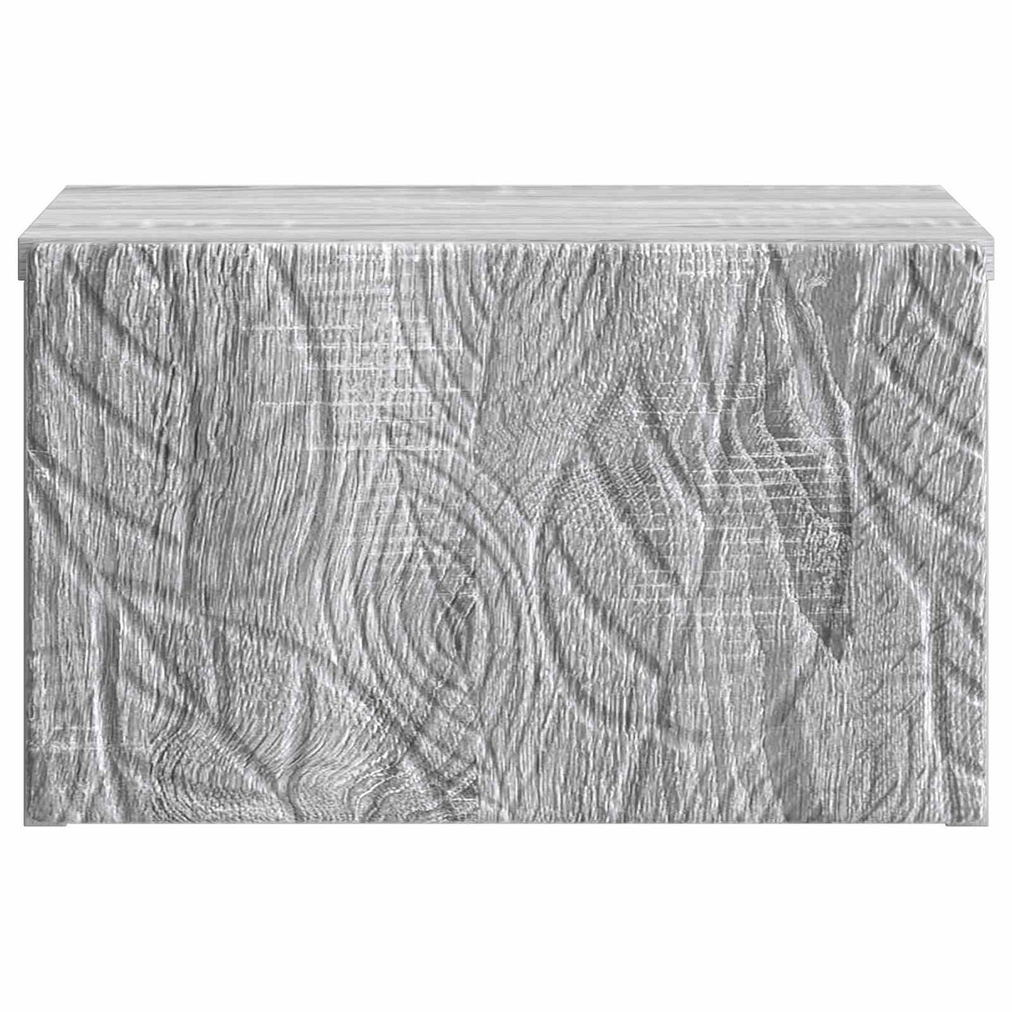 vidaXL Wall-Mounted Bedside Cabinet Grey Sonoma 49 x 34.5 x 20 cm