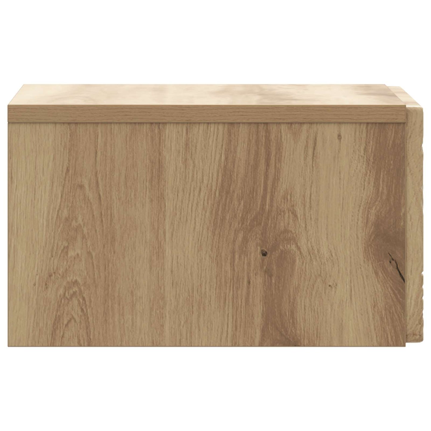 vidaXL Wall-Mounted Bedside Cabinet Artisan Oak 49 x 34.5 x 20 cm