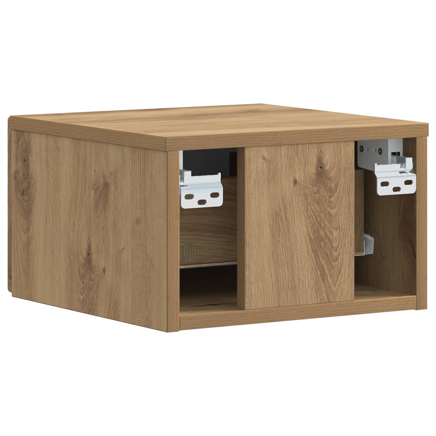vidaXL Wall-Mounted Bedside Cabinet 2 pcs Artisan Oak