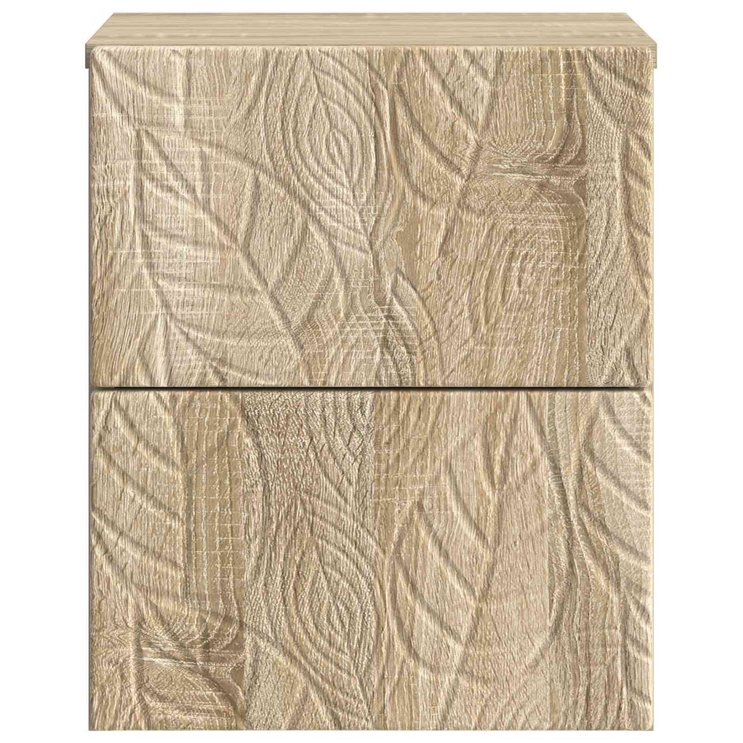 vidaXL Wall-Mounted Bedside Cabinet Sonoma Oak 34.5 x 33 x 40 cm