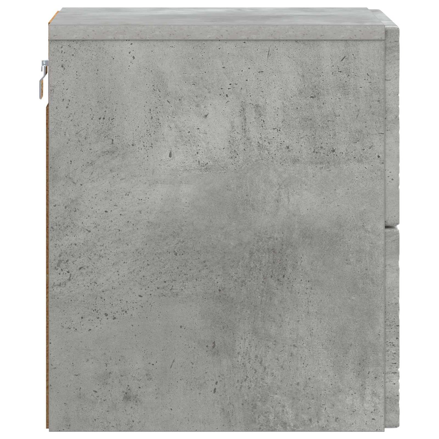 vidaXL Wall-Mounted Bedside Cabinet Concrete Grey 34.5 x 33 x 40 cm