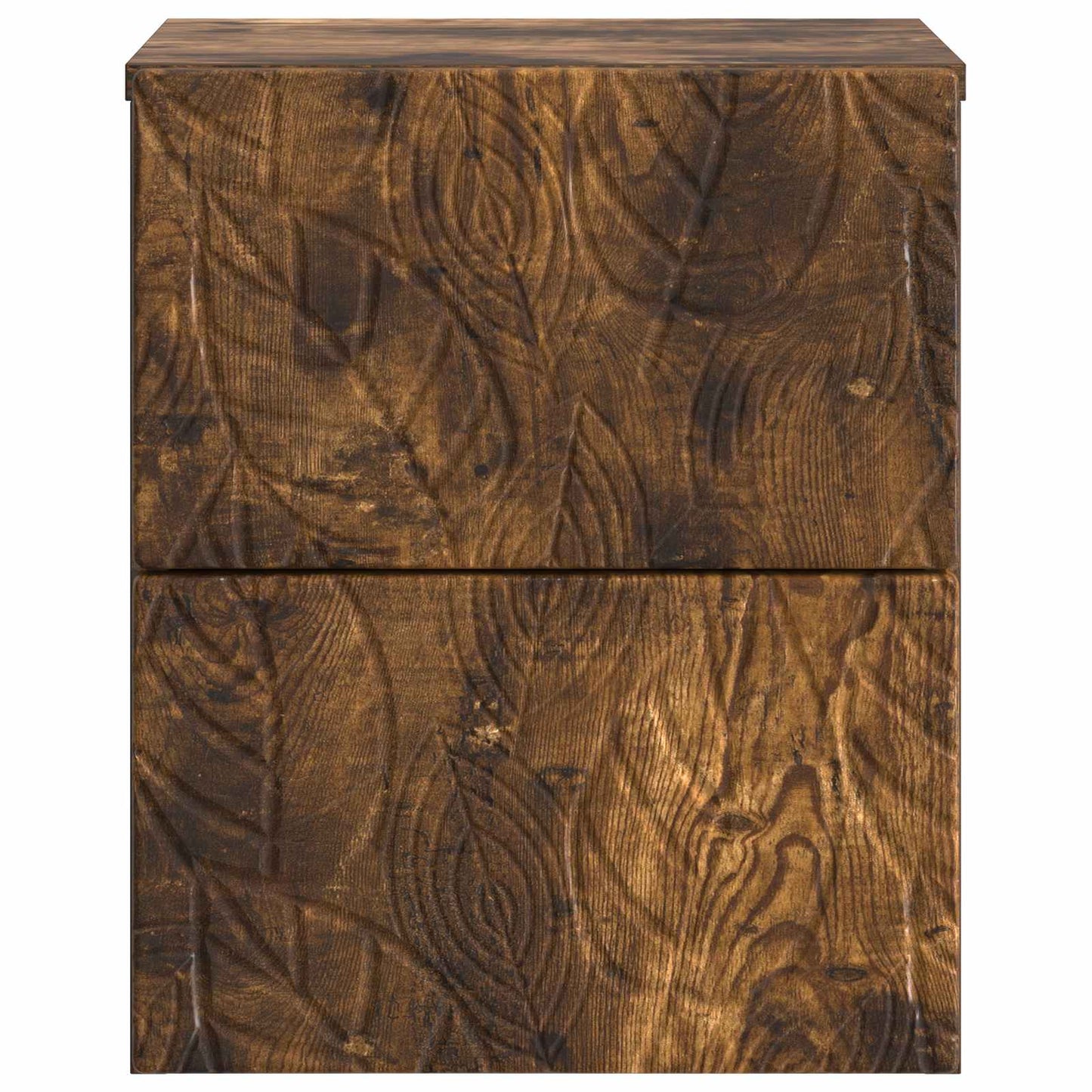 vidaXL Wall-Mounted Bedside Cabinet Smoked Oak 34.5 x 33 x 40 cm