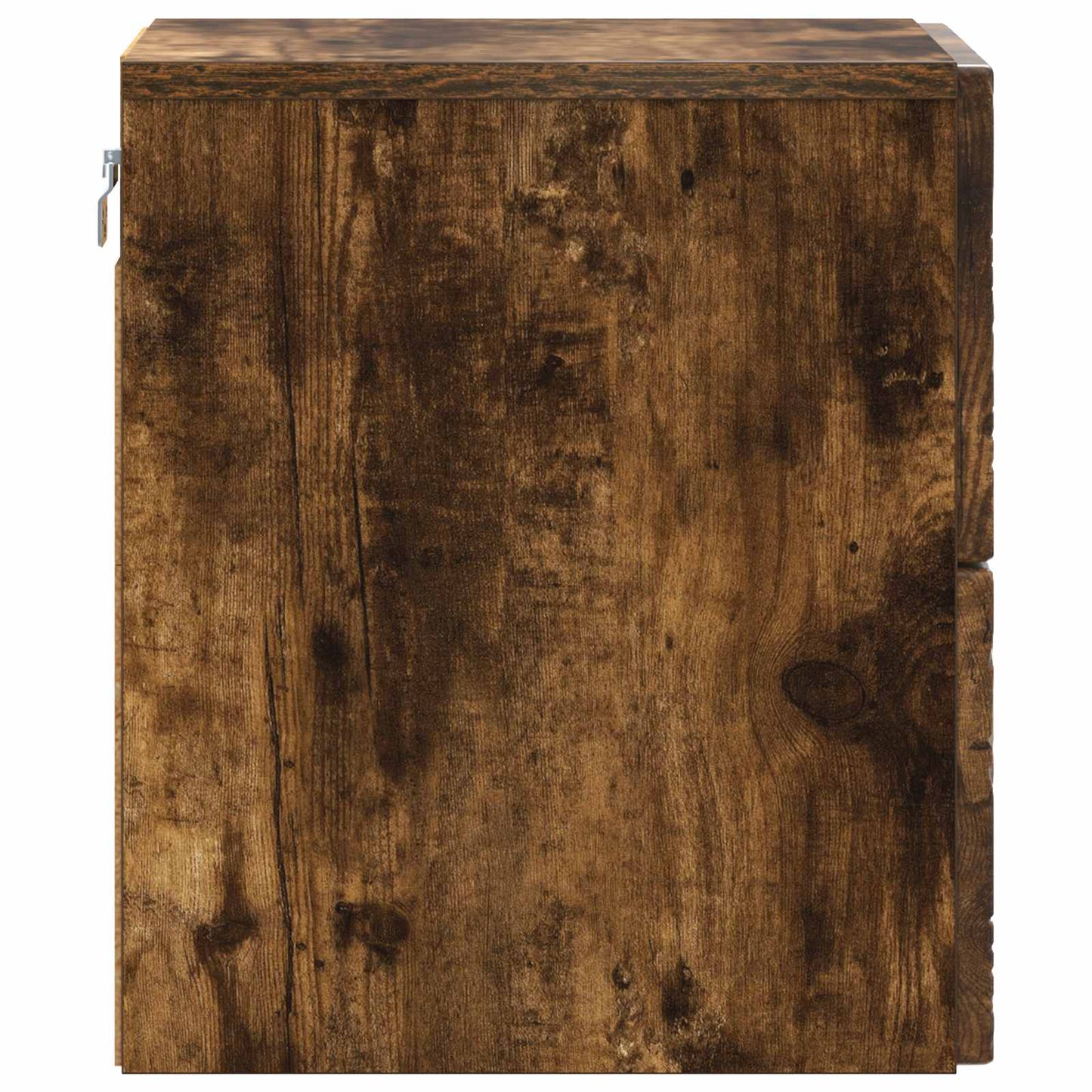 vidaXL Wall-Mounted Bedside Cabinet 2 pcs Smoked Oak 34.5 x 33 x 40 cm