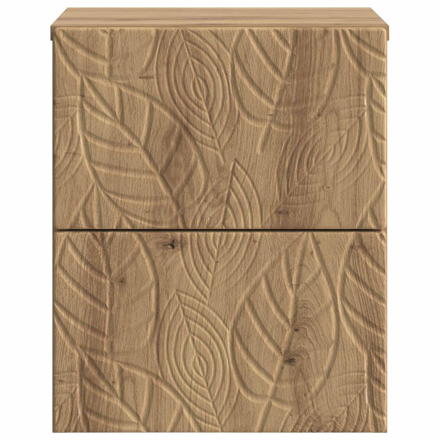 vidaXL Wall-Mounted Bedside Cabinet Artisan Oak 34.5 x 33 x 40 cm
