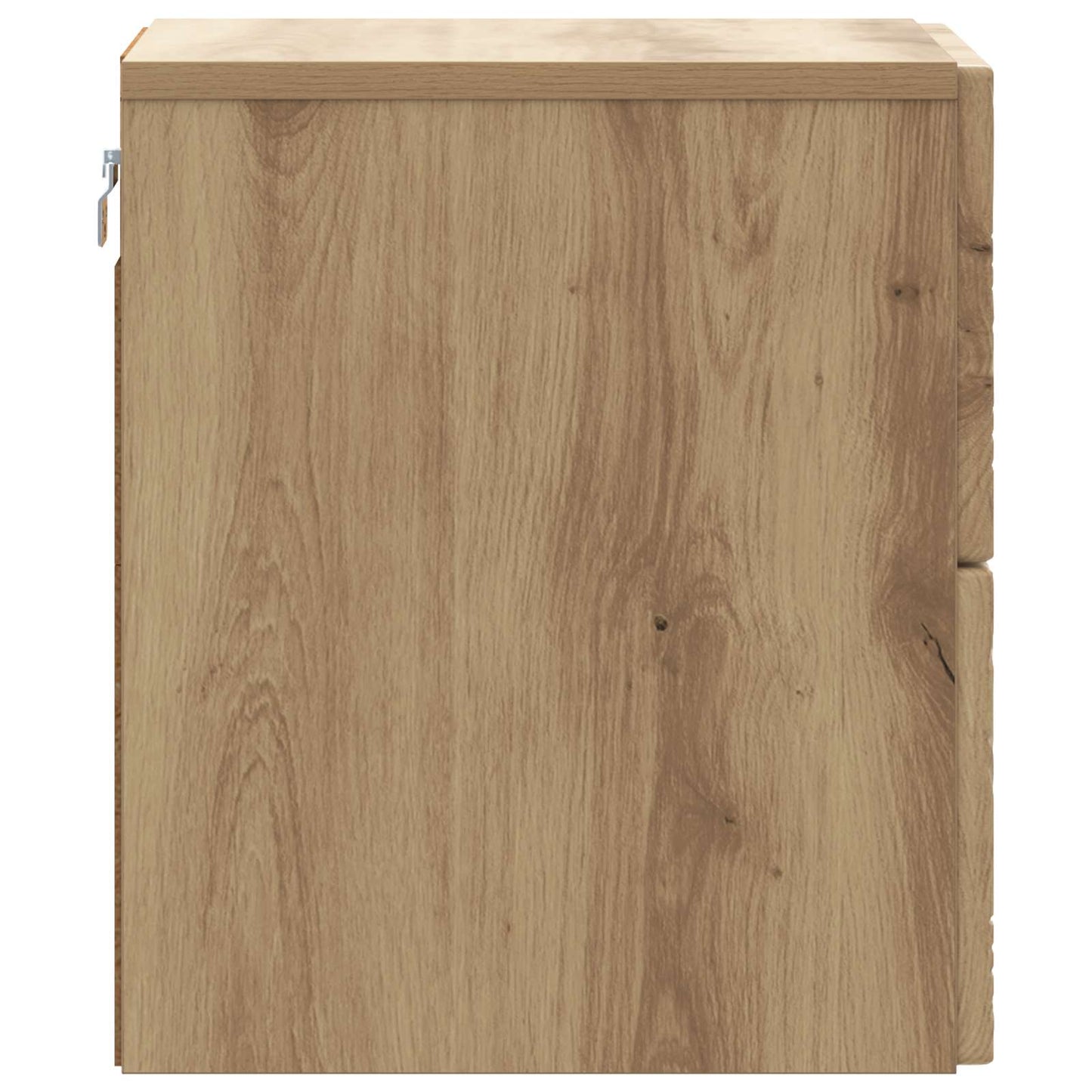 vidaXL Wall-Mounted Bedside Cabinet Artisan Oak 34.5 x 33 x 40 cm