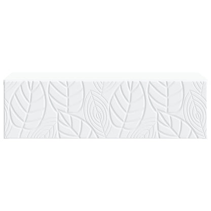 vidaXL Wall-Mounted Side Table White 59 x 34.5 x 17 cm Engineered Wood