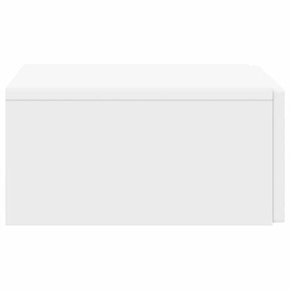 vidaXL Wall-Mounted Side Table White 59 x 34.5 x 17 cm Engineered Wood