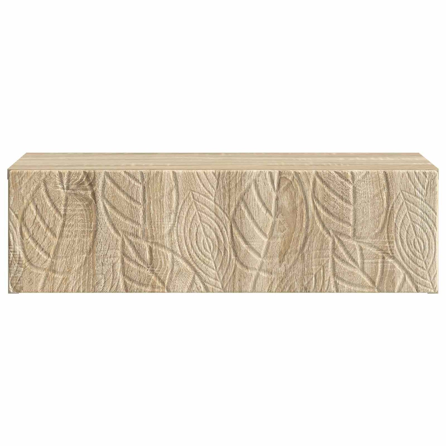vidaXL Wall-Mounted Side Table Sonoma Oak 59 x 34.5 x 17 cm