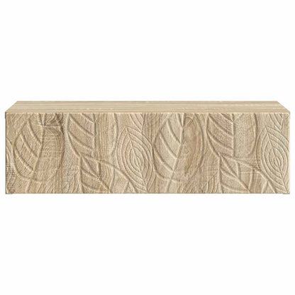 vidaXL Wall-Mounted Side Table Sonoma Oak 59 x 34.5 x 17 cm