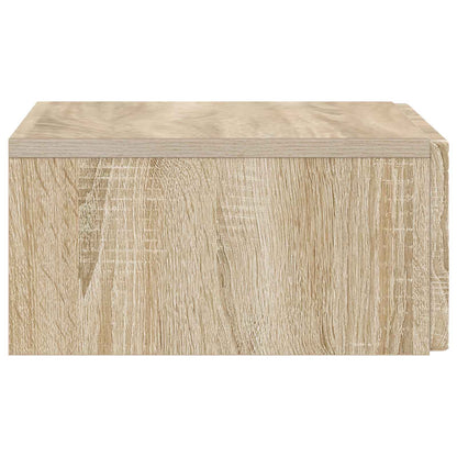 vidaXL Wall-Mounted Side Table Sonoma Oak 59 x 34.5 x 17 cm