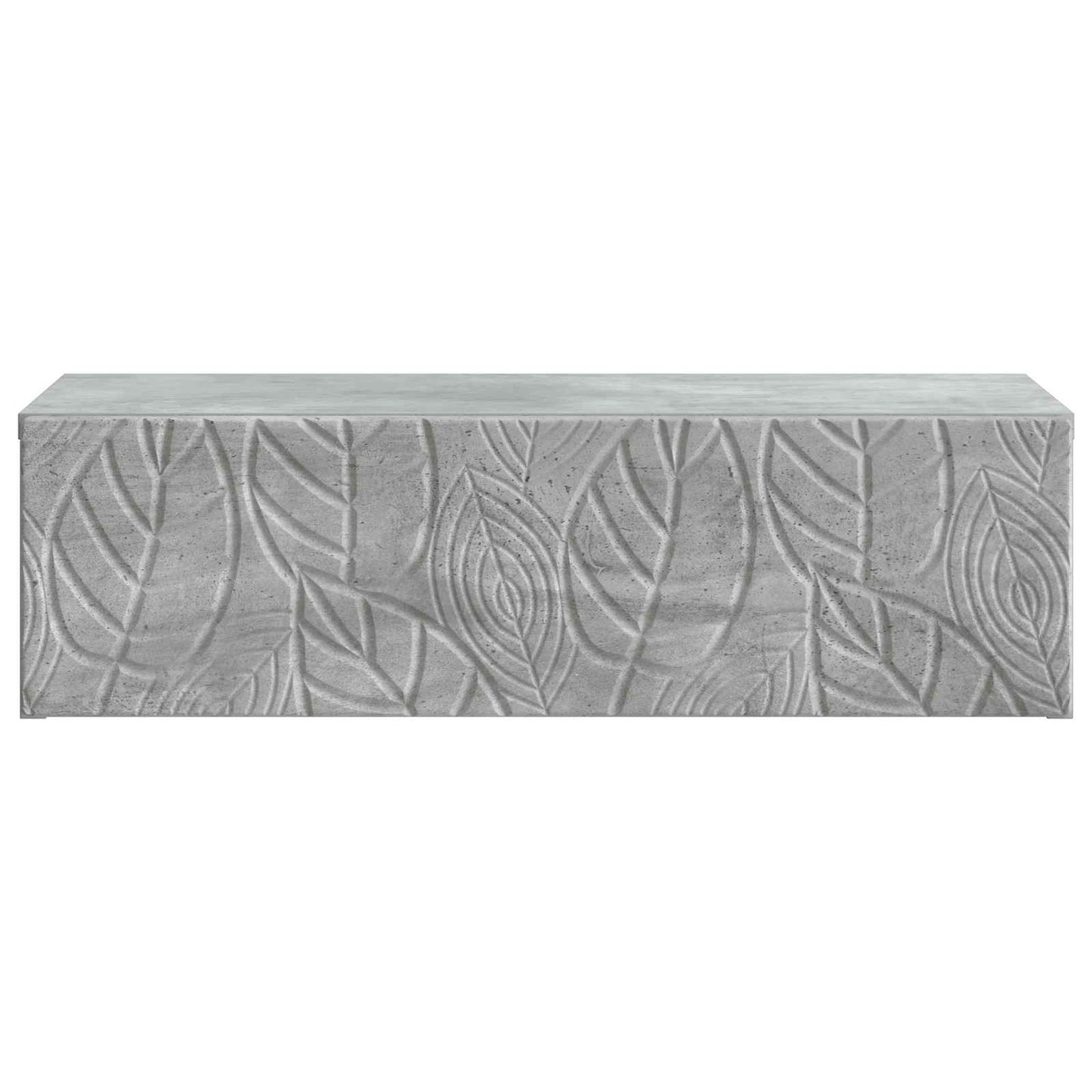 vidaXL Wall-Mounted Side Table Concrete Grey 59 x 34.5 x 17 cm