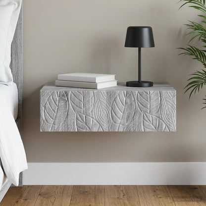 vidaXL Wall-Mounted Side Table 59 x 34.5 x 17 cm Engineered Wood