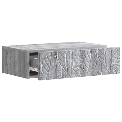 vidaXL Wall-Mounted Side Table 59 x 34.5 x 17 cm Engineered Wood