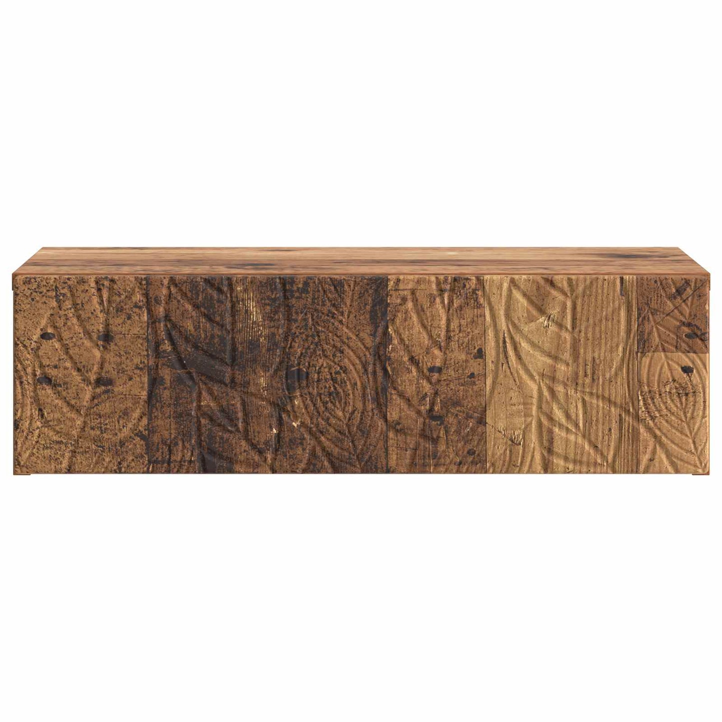 vidaXL Wall-Mounted Side Table Old Wood 59 x 34.5 x 17 cm