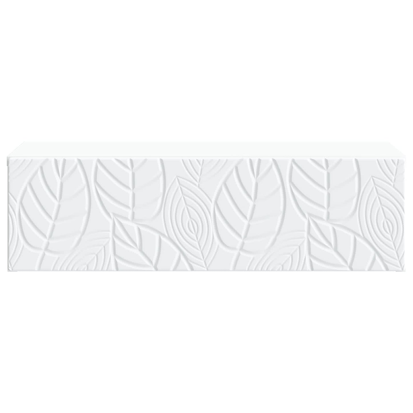 vidaXL Wall-Mounted Side Table White 87.5 x 34.5 x 17 cm