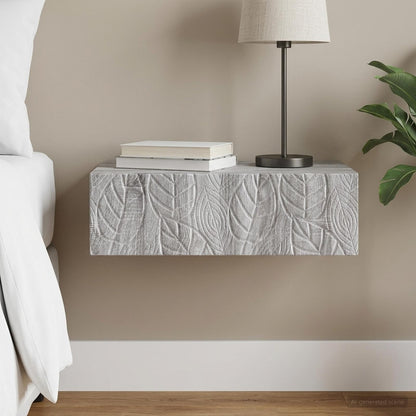 vidaXL Wall-Mounted Side Table 87.5 x 34.5 x 17 cm Engineered Wood