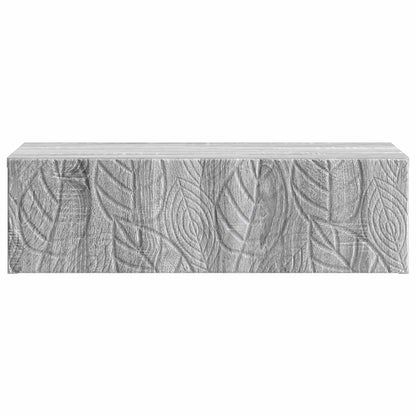 vidaXL Wall-Mounted Side Table 87.5 x 34.5 x 17 cm Engineered Wood