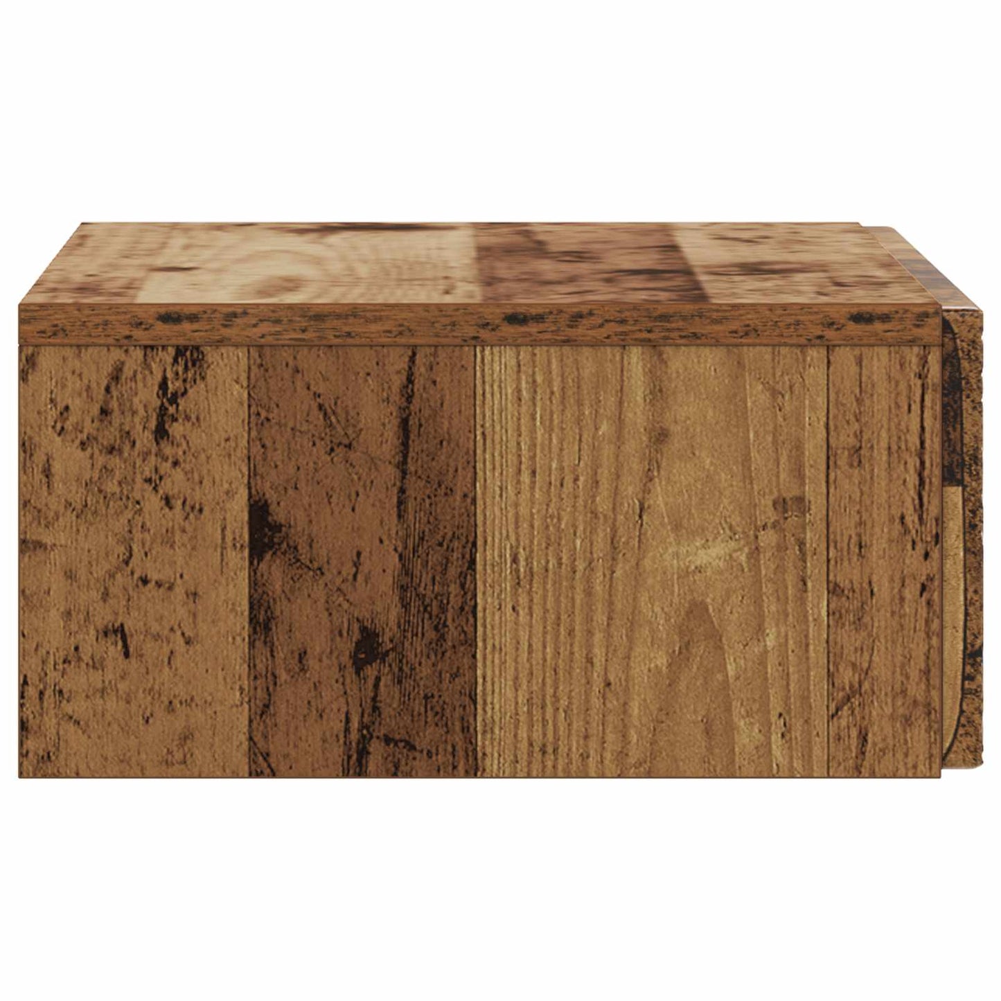 vidaXL Wall-Mounted Side Table Old Wood 87.5 x 34.5 x 17 cm