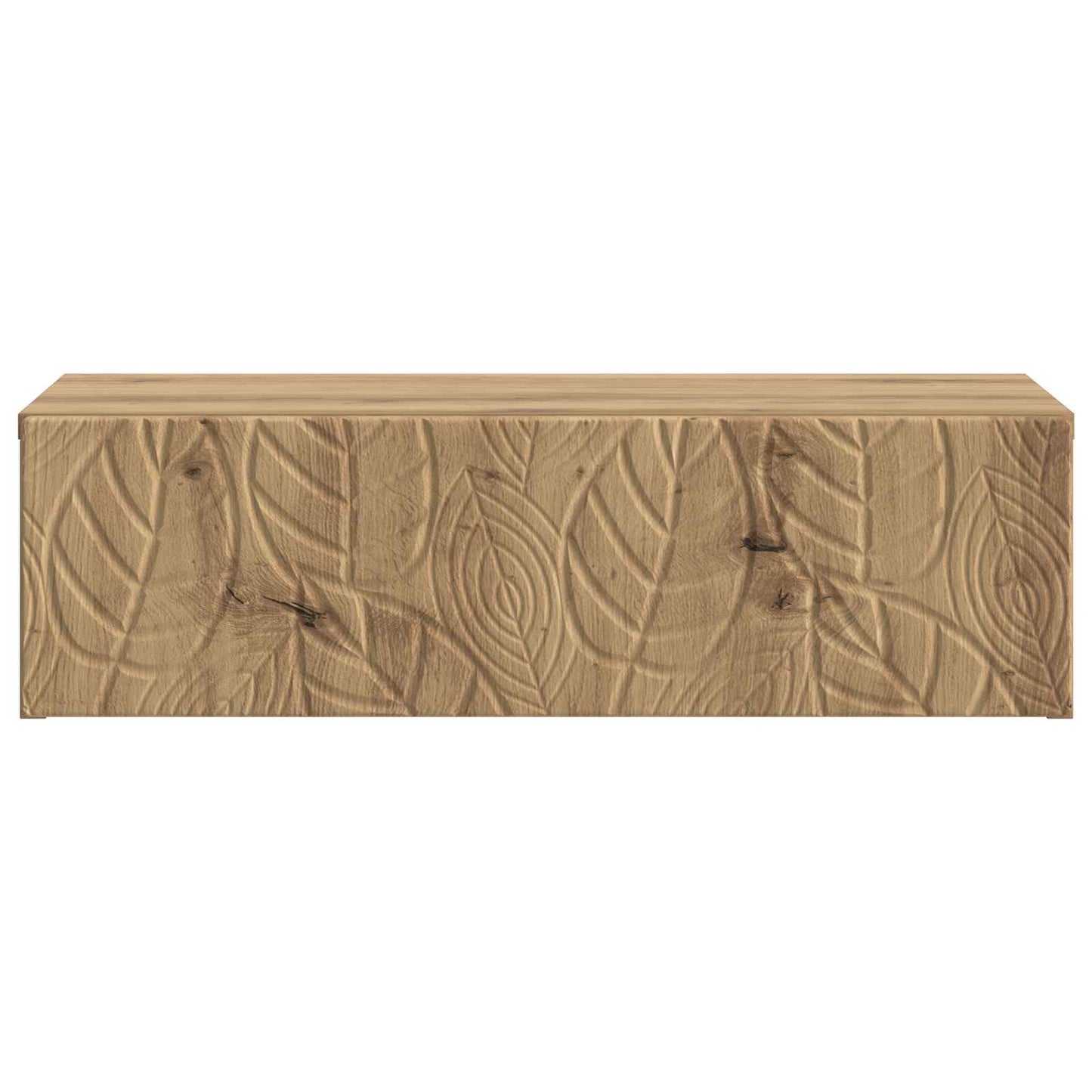 vidaXL Wall-Mounted Side Table Artisan Oak 87.5 x 34.5 x 17 cm