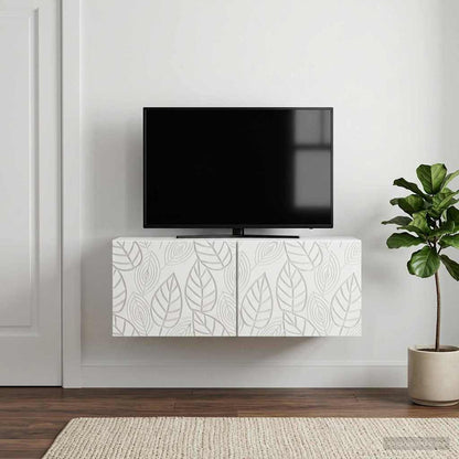 vidaXL Wall-Mounted TV Cabinet 59.5 x 41 x 30 cm White Engineered Wood