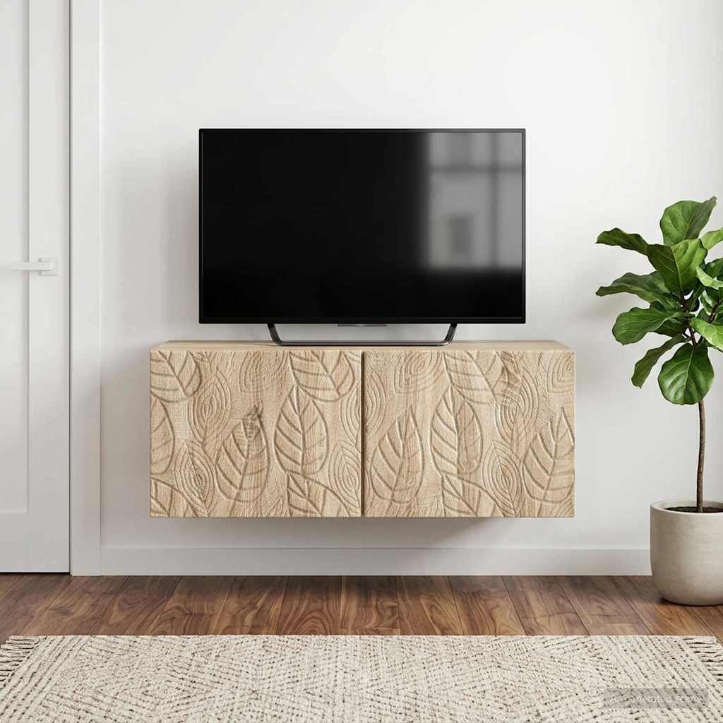 vidaXL Wall-Mounted TV Cabinet 59.5 x 41 x 30 cm Sonoma Oak